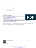 Suchman, M. C. (1995) - Managing Legitimacy Strategic and Institutional Approaches