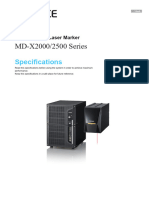 MD-X2000/2500 Series: Specifications