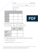 Prim Maths 3 2ed TR End of Year Test