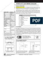 Spec Seal - ES Elastomeric Sealant Data Sheet