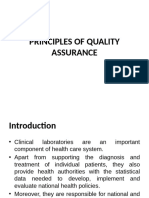 Principles of Quality Assurance