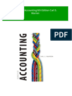 Get Survey of Accounting 6th Edition Carl S. Warren Free All Chapters