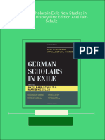 Buy Ebook German Scholars in Exile New Studies in Intellectual History First Edition Axel Fair-Schulz Cheap Price