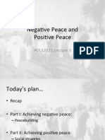 POLS2515 Positive and Negative Peace