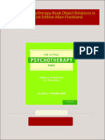 Full download The Little Psychotherapy Book Object Relations in Practice 1st Edition Allan Frankland pdf docx