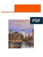 Advanced Financial Accounting 10th Edition Christensen Solutions Manual all chapter instant download