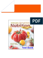 Full download Wardlaws Contemporary Nutrition 10th Edition Smith Test Bank pdf docx