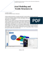 A Brief Report On Geometrical Modeling and Meshing of Textile Structures in TexGen