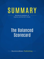 The Balanced Scorecard (Review and Analysis of Kaplan and Norton's Book)