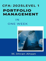 CFA 2025: level 1 Portfolio management: CFA level 1