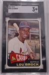 1965 TOPPS LOU BROCK SGC 3