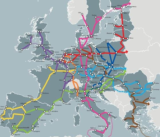 North Sea Mediterranean Core Network Corridor