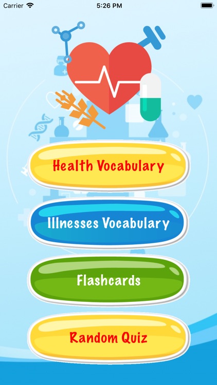 Health & Illnesses vocabulary