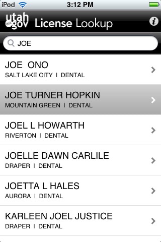 Utah Professional License Lookup screenshot-3