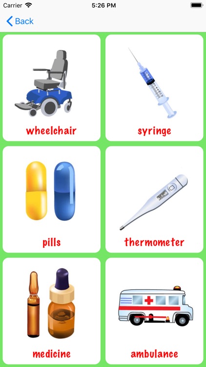 Health & Illnesses vocabulary