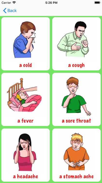 Health & Illnesses vocabulary