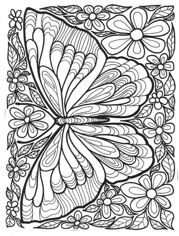 FREE Coloring Pages Animals and Insects Style 2