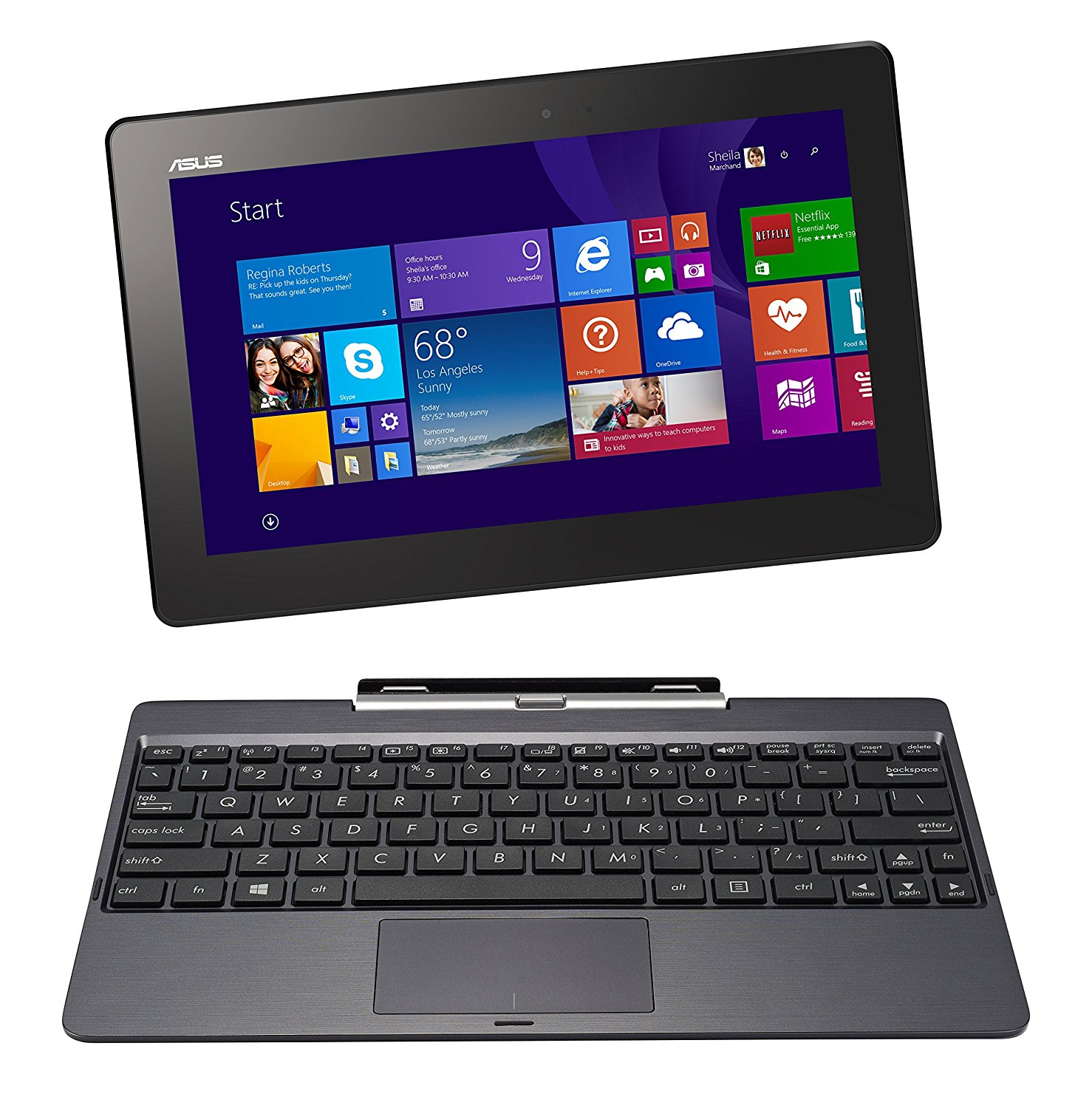 Amazon.com: ASUS T100 10-Inch Wide Laptop [2014]: Computers ...