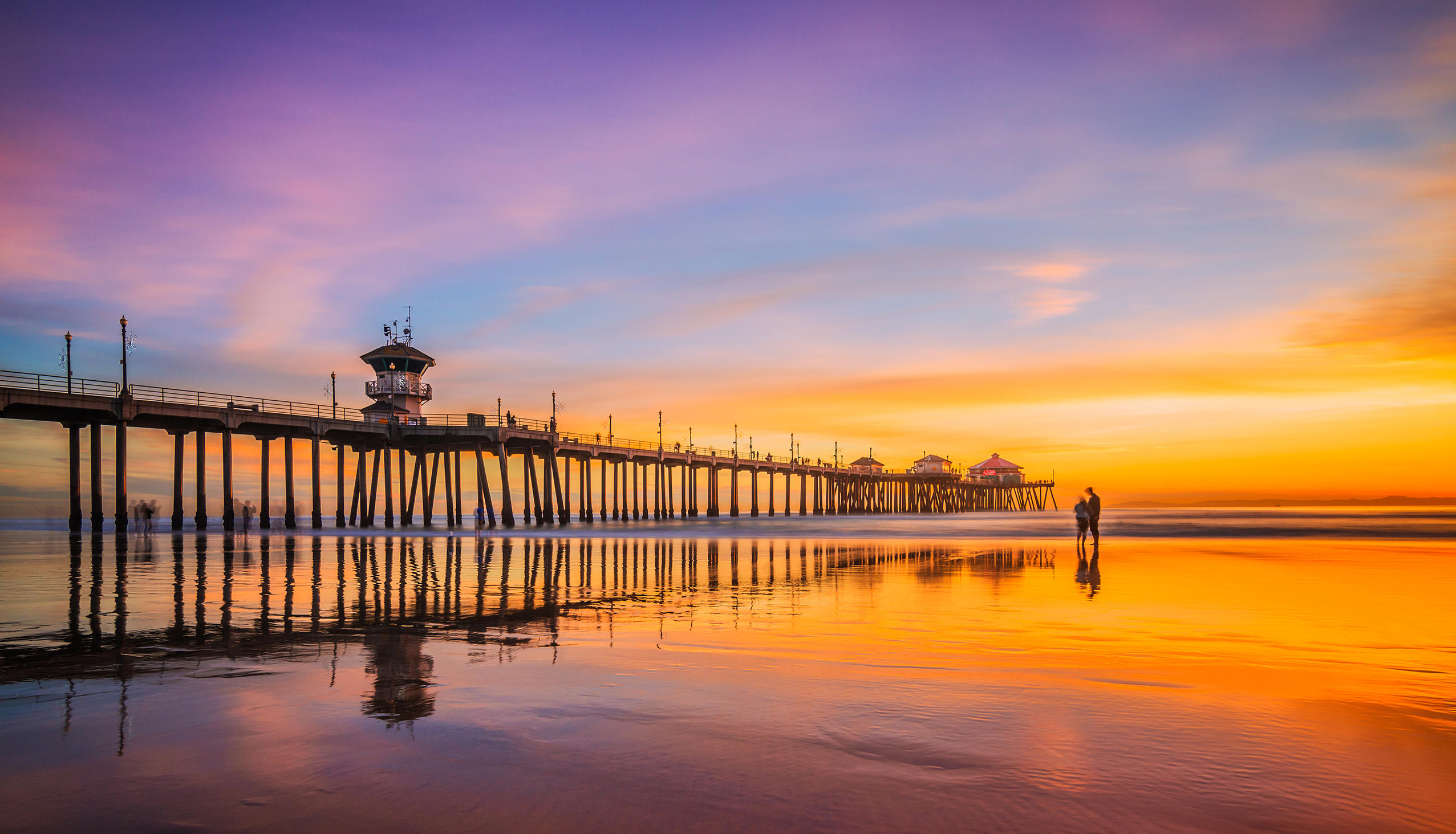 Huntington beach pier photo