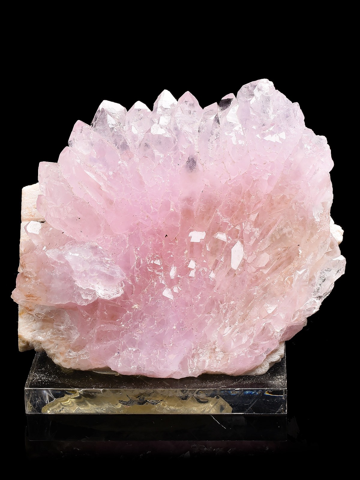 Rose Quartz AAA Elestial Flower