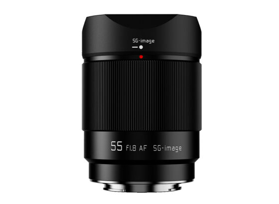 SG-image、交換レンズ「SG AF55mm F1.8 X」発売。最先端のAF技術を搭載