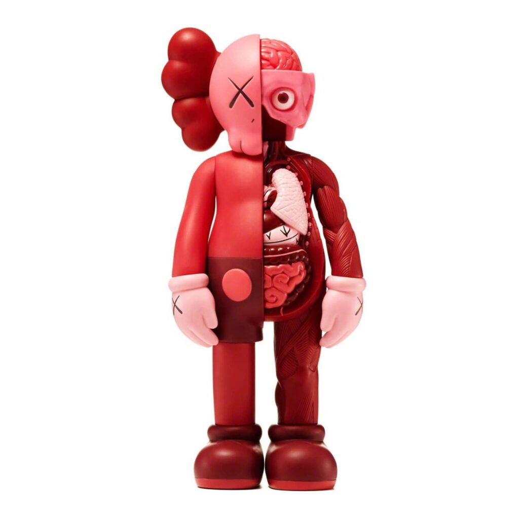 KAWS Dissected Blush Companion Red – Kaws-Shop image.