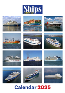 Ships Monthly Calendar 2025