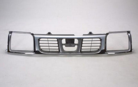 NISSAN GRILLE NAVARA D22 CHROME 97-00