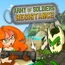 Army of soldiers resistance