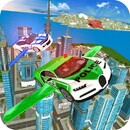 Flying police car simulator