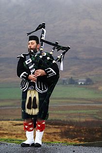 Scottish piper