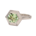 Hexagon Tourmaline Ring