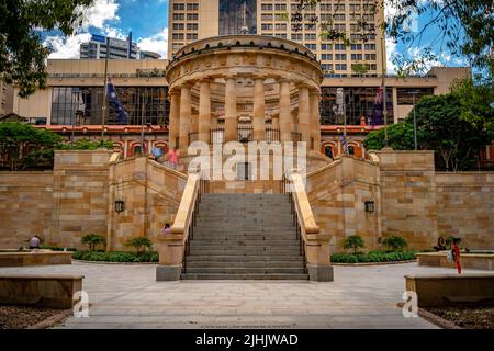 Brisbane, Australia - Anzac Square Memorial in the city centre Stock Photo