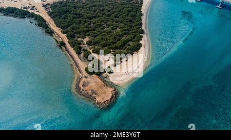 Saudi Arabia, Jazan Province, Aerial view of mangrove forest in Farasan Islands archipelago Stock Photo