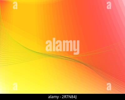 wavy colored background, abstract vector art illustration Stock Vector