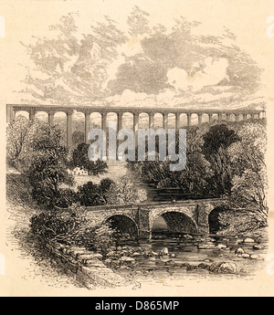 The Pontcysyllte Aqueduct Stock Photo