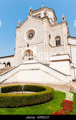 Milan's monumental cemetery built by architect Carlo Maciachini Stock Photo