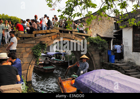 Zhouzhuang, is one of the most famous water townships in China, noted for its profound cultural background Stock Photo