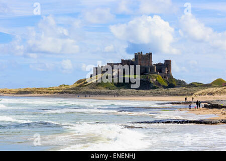 Bamburgh Castle, Northumberland, England, UK Stock Photo