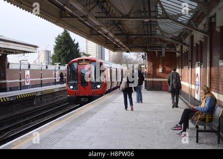 LAdbroke Grove tube station Stock Photo