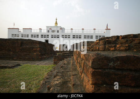 Maya devi temple, lumbini, nepal Stock Photo