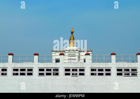 Maya Devi Temple - birthplace of Buddha Siddhartha Gautama. Lumbini, Nepal. Stock Photo