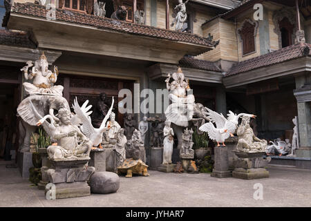 Lots of stone carved figures Stock Photo