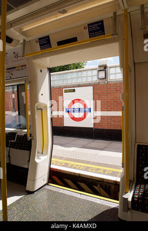 Ladbroke Grove Underground station in London Stock Photo