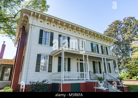 MONTGOMERY, AL - OCTOBER 30, 2017: First White House of the Confederacy located in Montgomery, Alabama Stock Photo