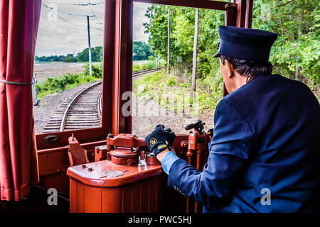 The Shore Line Trolley Museum   East Haven, Connecticut, USA Stock Photo