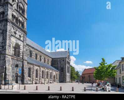 Lund Cathedral (Lunds domkyrka), Lund, Scania, Sweden Stock Photo