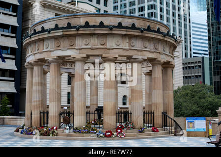 Anzac Square War Memorial, Brisbane, Queensland, Australia Stock Photo