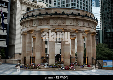 Anzac Square War Memorial, Brisbane, Queensland, Australia Stock Photo