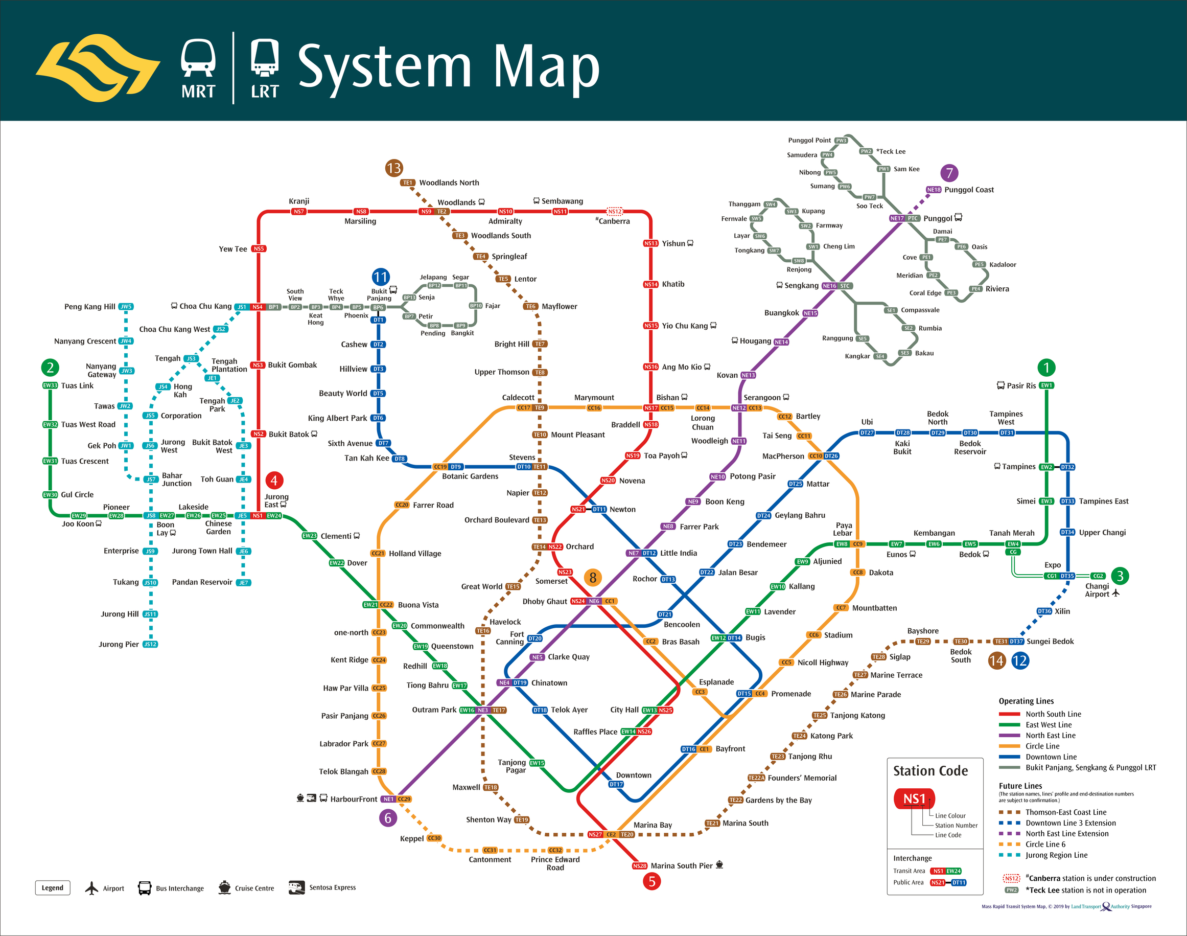 新加坡 mrt 地圖 – Ambass